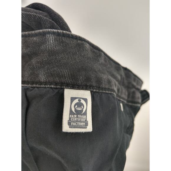 Ava & Viv Womens Jeans Plus 20 High Rise Flare Leg Relaxed Denim Stretch Black - Picture 9 of 10